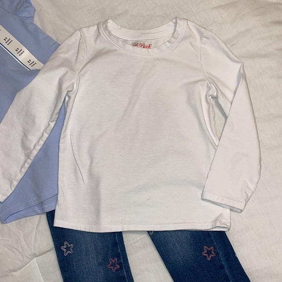 Cat & Jack Lot of Jeans and 2 T’s - Picture 8 of 9